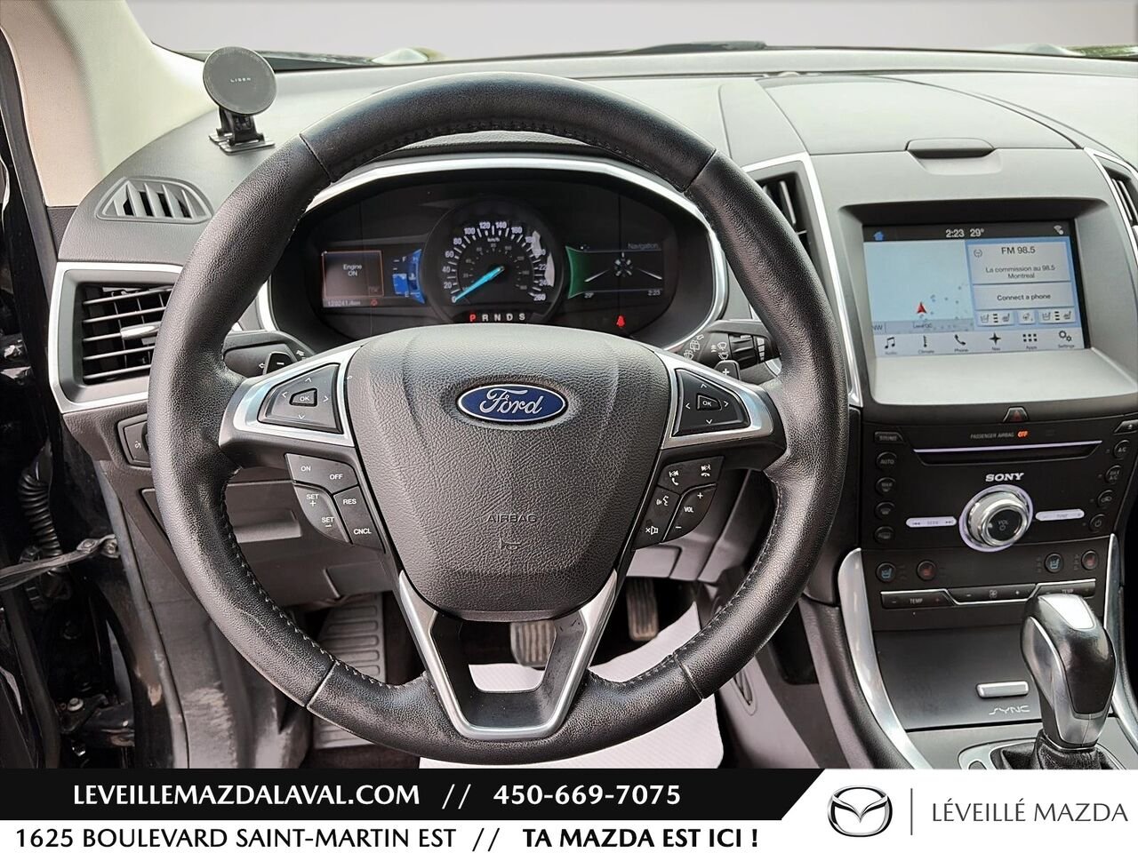 Ford Edge 4 portes Titanium, Traction intégrale 2017 Noir Laval - photo #14