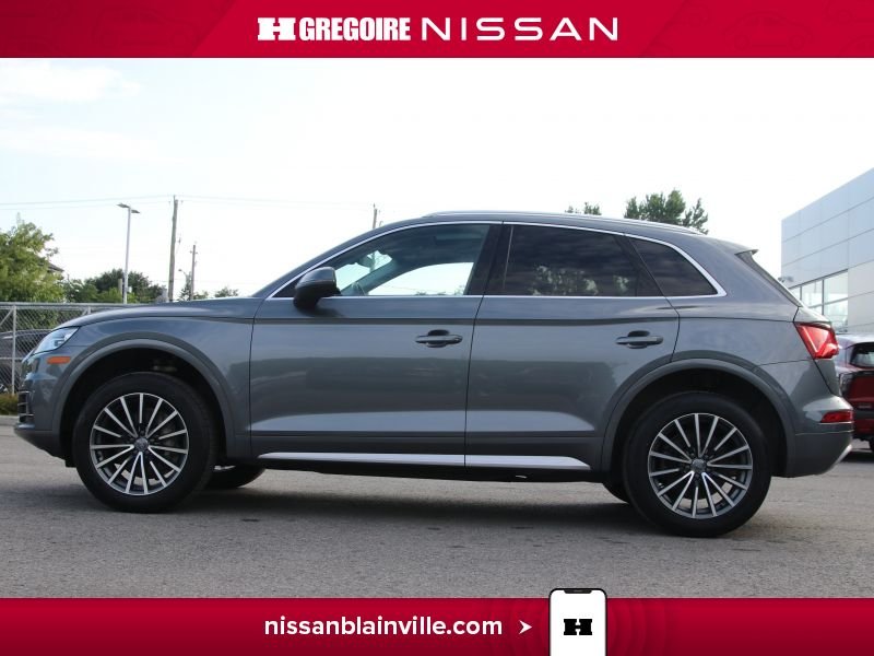 Audi Q5 BA6173 | PROGRESSIV TFSI BLUETOOTH BANCS CHAUFFANTS CUIR CA 2018 Gris Laval - photo #4