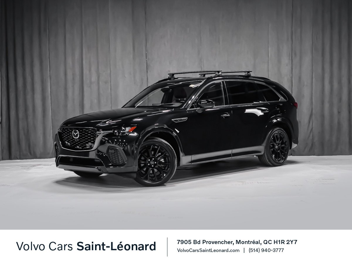 2025 Mazda CX-70 MHEV GT-P SIÈGES VENTILER BARRE DE TOIT Black Montreal - photo #0