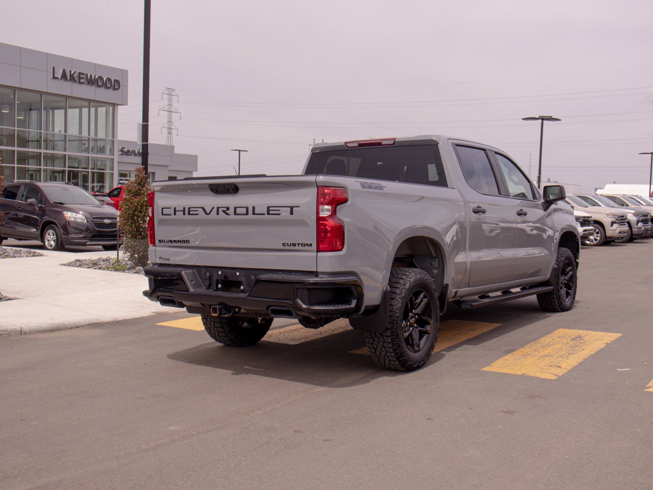 2024 Chevrolet Silverado 1500 4WD Crew Cab 147 Custom Trail Boss Grey Sherwood Park - photo #9