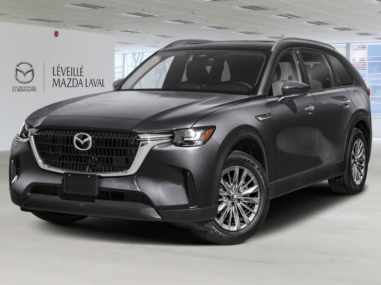 Mazda CX-90 hybride rechargeable GS-L TI 2026 Gris mécanique métallisé Laval - photo #0