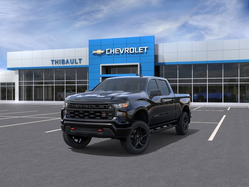 CHEVROLET SILVERADO 1500 Custom Trail Boss cabine multiplace 4RM 157 po 2026 Noir Sherbrooke - photo #7