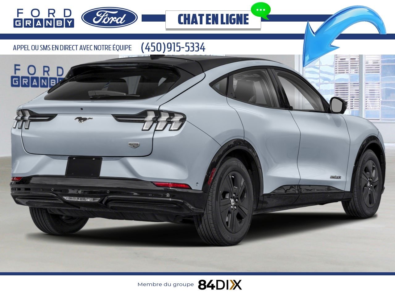 2025 Ford Mustang Mach-E Glacier Grey Metallic Tri-Coat Granby - photo #1