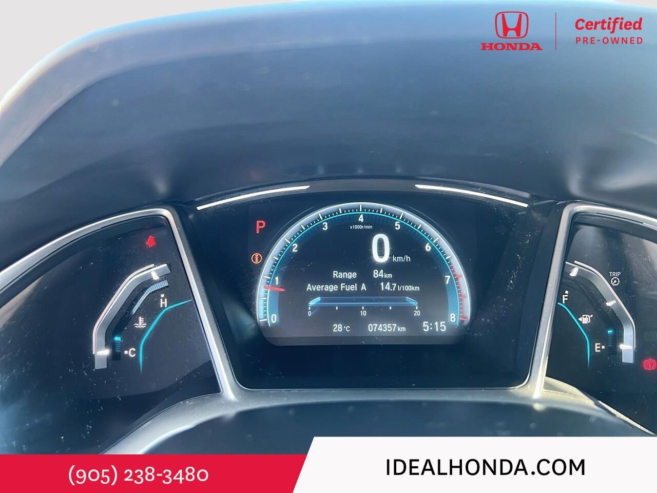 2021 Honda Civic Sedan EX CVT White Mississauga - photo #13
