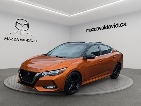 Nissan Sentra SR CVT, Volant chauffant, détecteur d'angles morts, commande audio au volant 2021 Orange