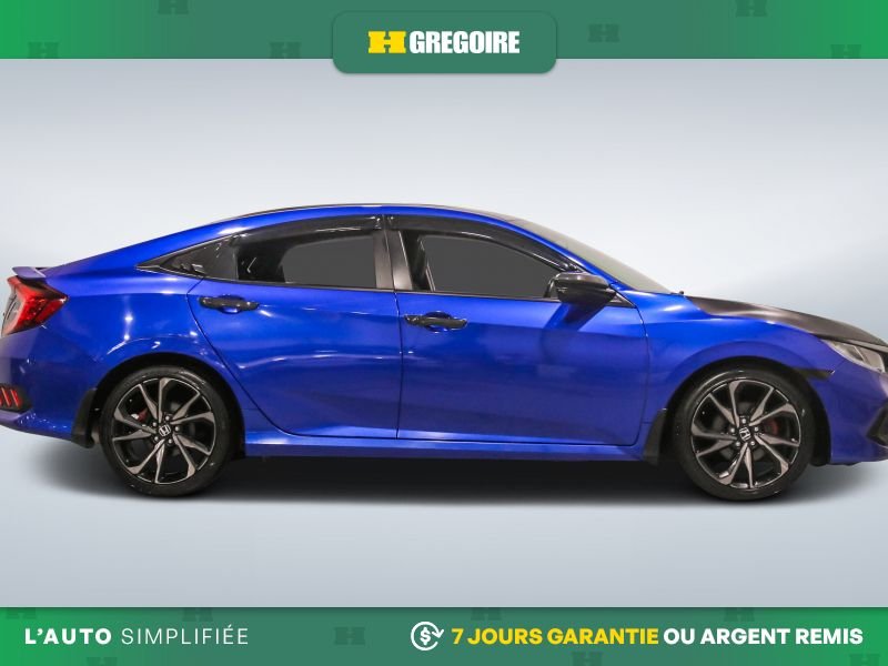 Honda Civic 822259 | Sport AUTO AC CUIR TOIT GR ELECT MAGS CAM RECUL BL 2019 Bleu Laval - photo #10