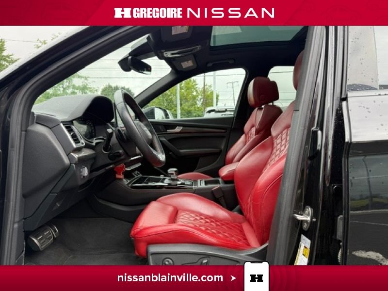 Audi SQ5 BI6248 | Progressiv SQ5 349HP TOIT PANO CUIR ROUGE 2022 Noir Laval - photo #16