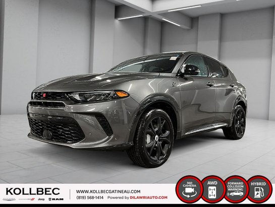 2024 Dodge Hornet *** CLEAN CARFAX + BAS KILOMÉTRAGE + HYBRIDE BRANCHABLE *** Grey