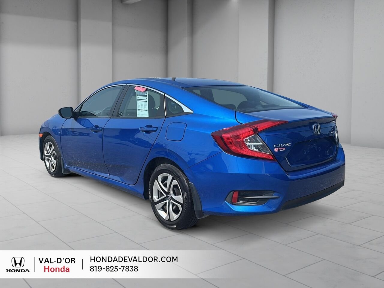 2018 Honda Civic Berline LX BM Blue Val-d'Or - photo #3