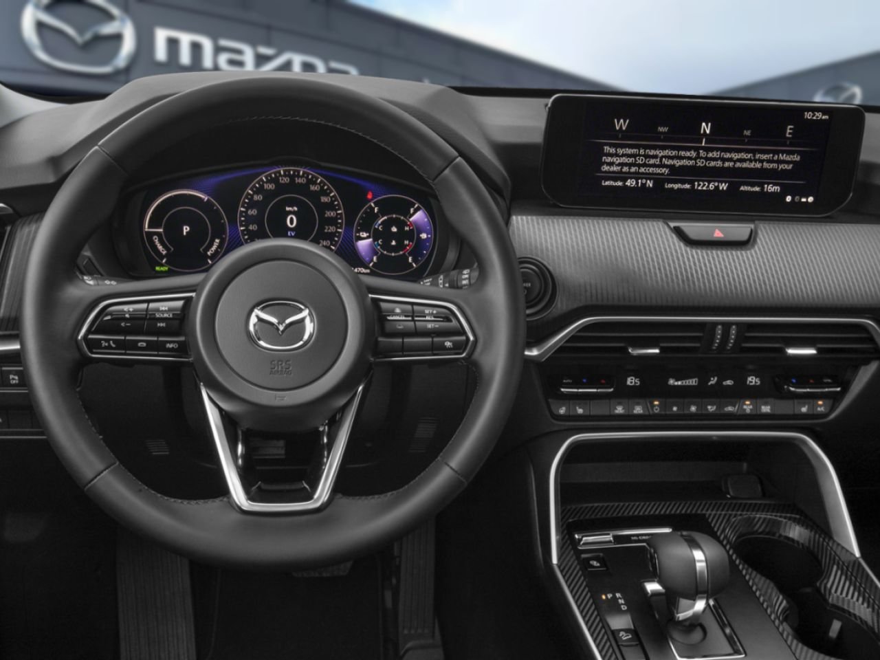 Mazda CX-90 hybride rechargeable GS-L TI 2026 Quartz platine métallisé Val-David - photo #5