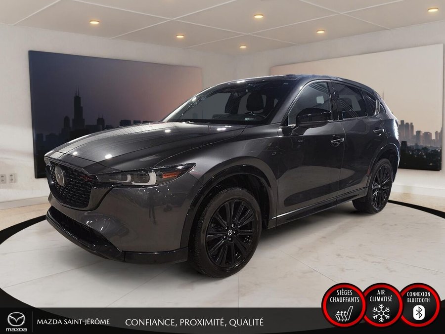 Mazda CX-5 Sport avec moteur turbo | TOIT OUVRANT | AWD | 2022 Gris