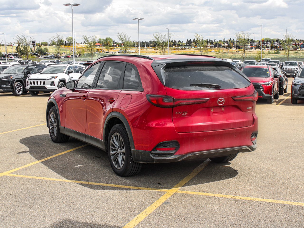2025 Mazda CX-70 GS-L AWD Red Sherwood Park - photo #5