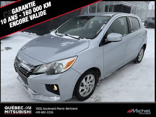 2022 Mitsubishi Mirage SE, Bluetooth, Climatisation, Régulateur de vitesse Silver