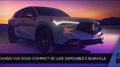 Acura ADX 2026 à Blainville : le nouveau VUS sous-compact de luxe pensé pour la Rive-Nord