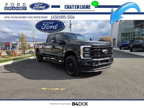 Ford Super Duty F-250 SRW XLT 6 places 4RM caisse de 8 pi 2024 Noir