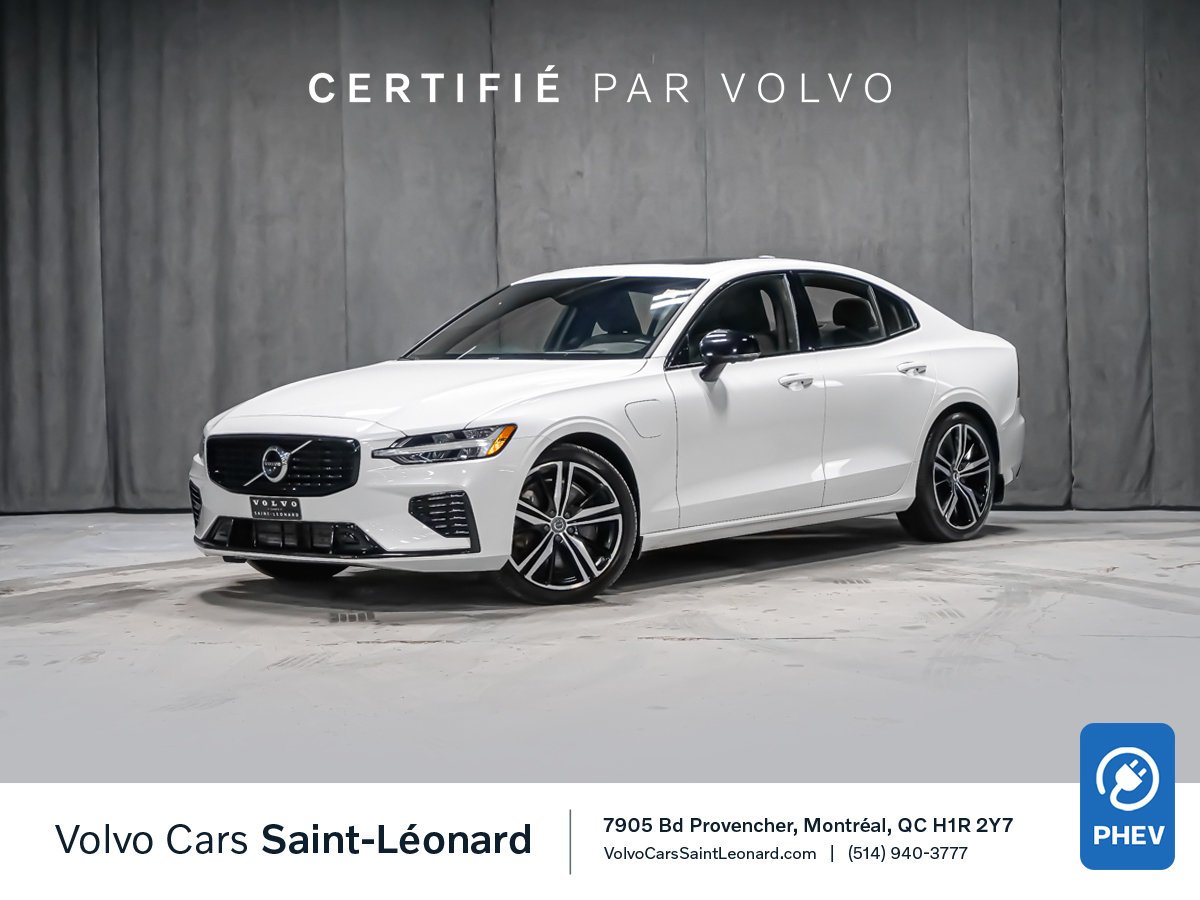 2021 Volvo S60 Recharge T8 R-DESIGN ADVANCED CLIMAT POLESTAR White Montreal - photo #0