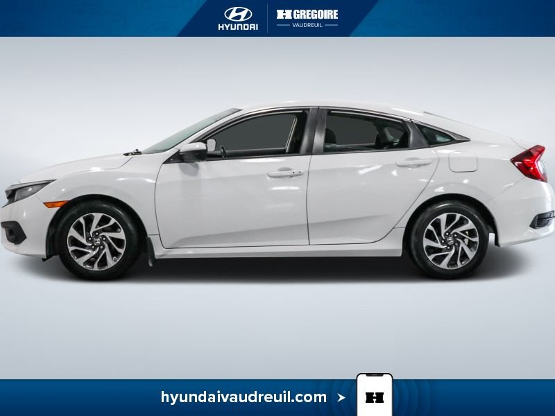 2018 Honda Civic White Laval - photo #5