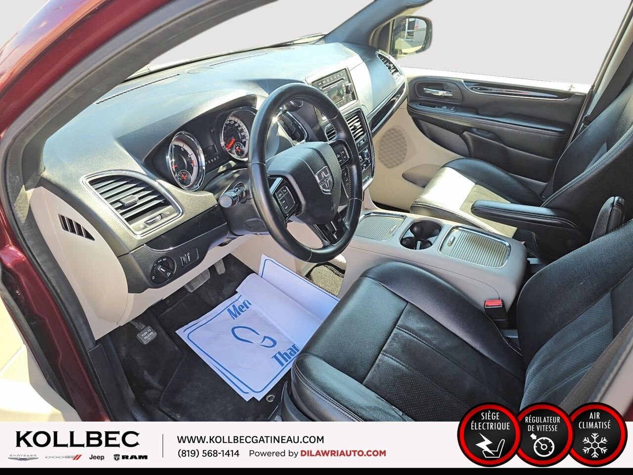2017 DODGE GRAND CARAVAN SXT Premium Plus Red Ottawa & Gatineau - photo #24