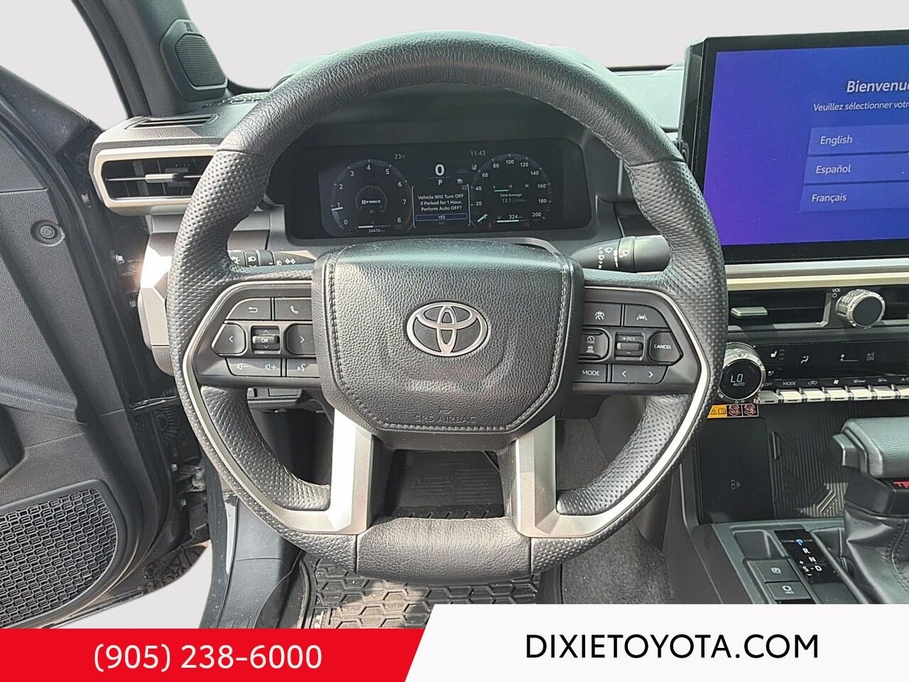 2024 Toyota Tacoma TRD OFFROAD PREMIUM 4WD / HEATED SEATS / LEATHER SURFACE / MOONROOF / ALLOY WHEELS / CARPLAY AND ANDROID AUTO gray Mississauga - photo #12
