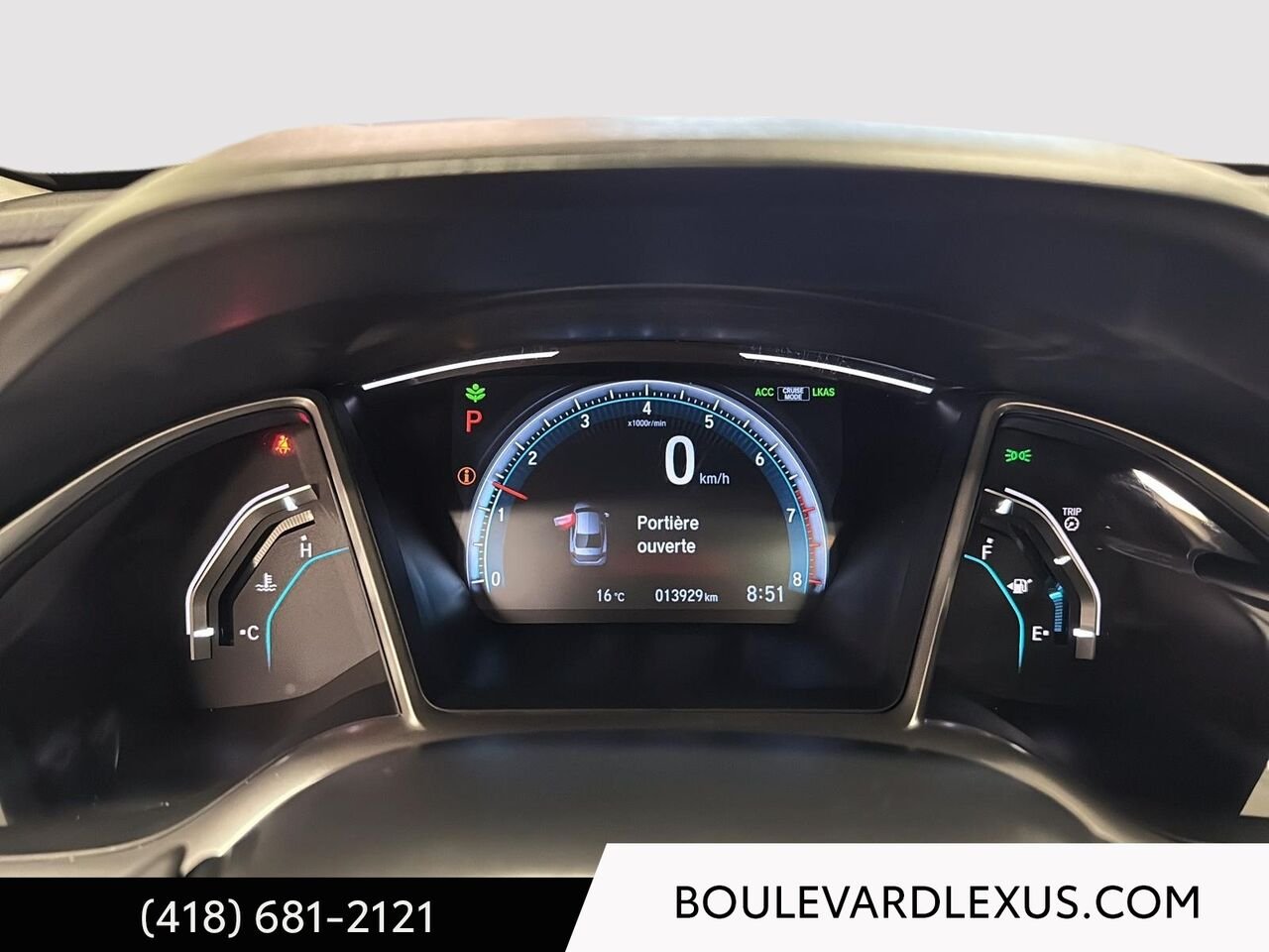 Honda Civic 601157A 2020 Blanc Québec - photo #13