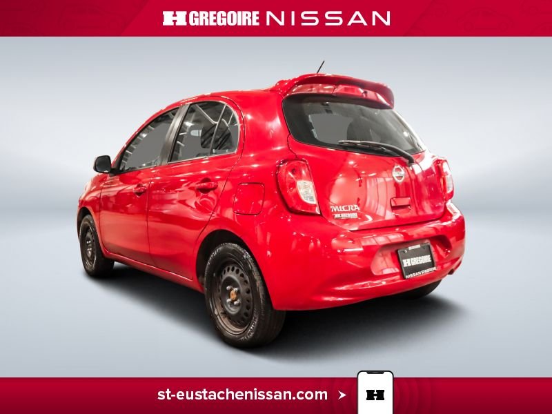 2017 Nissan MICRA Red Saint-Eustache - photo #8