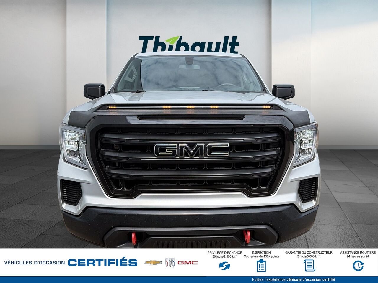 GMC SIERRA 1500 cabine double 4RM 147 po 2019 Argent Montmagny - photo #1