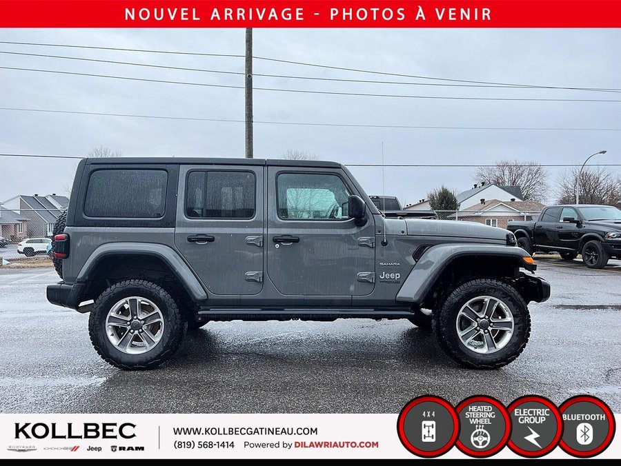 JEEP WRANGLER UNLIMITED *** CLEAN CARFAX + BAS KILOMÉTRAGE *** 2020 Gris