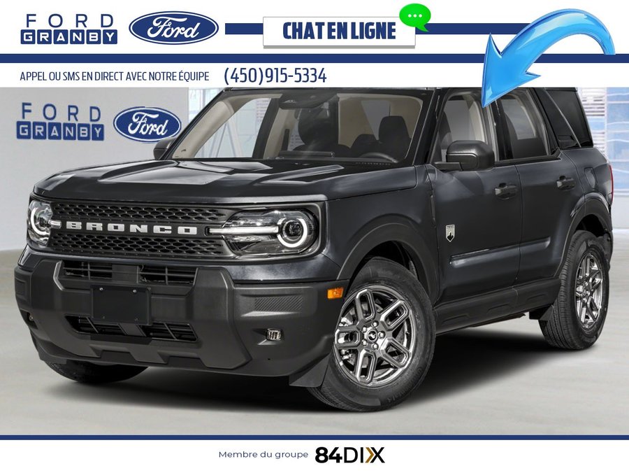 Ford Bronco Sport Big Bend 4x4 2026 Noir ombre