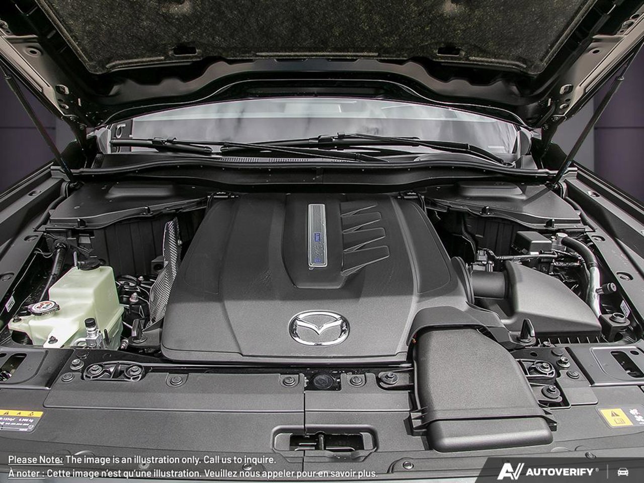 Mazda CX-90 hybride rechargeable JM3KKDHA0T1401576 2026 Noir de jais mica Mirabel - photo #5