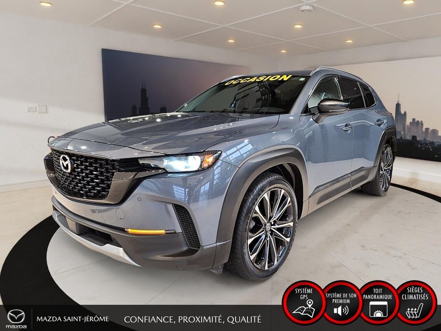 Mazda CX-50 GT avec moteur turbo | TOIT PANO | CUIR | AWD | 2023 Gris
