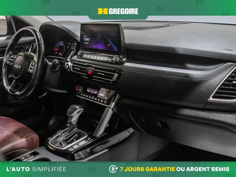Kia Seltos 720583A | SX Turbo AWD AUTO AC CUIR TOIT NAV MAGS CAM RECUL 2023 Gris Laval - photo #30