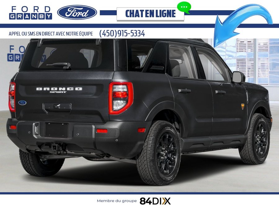 Ford Bronco Sport Badlands 4x4 2026 Noir ombre