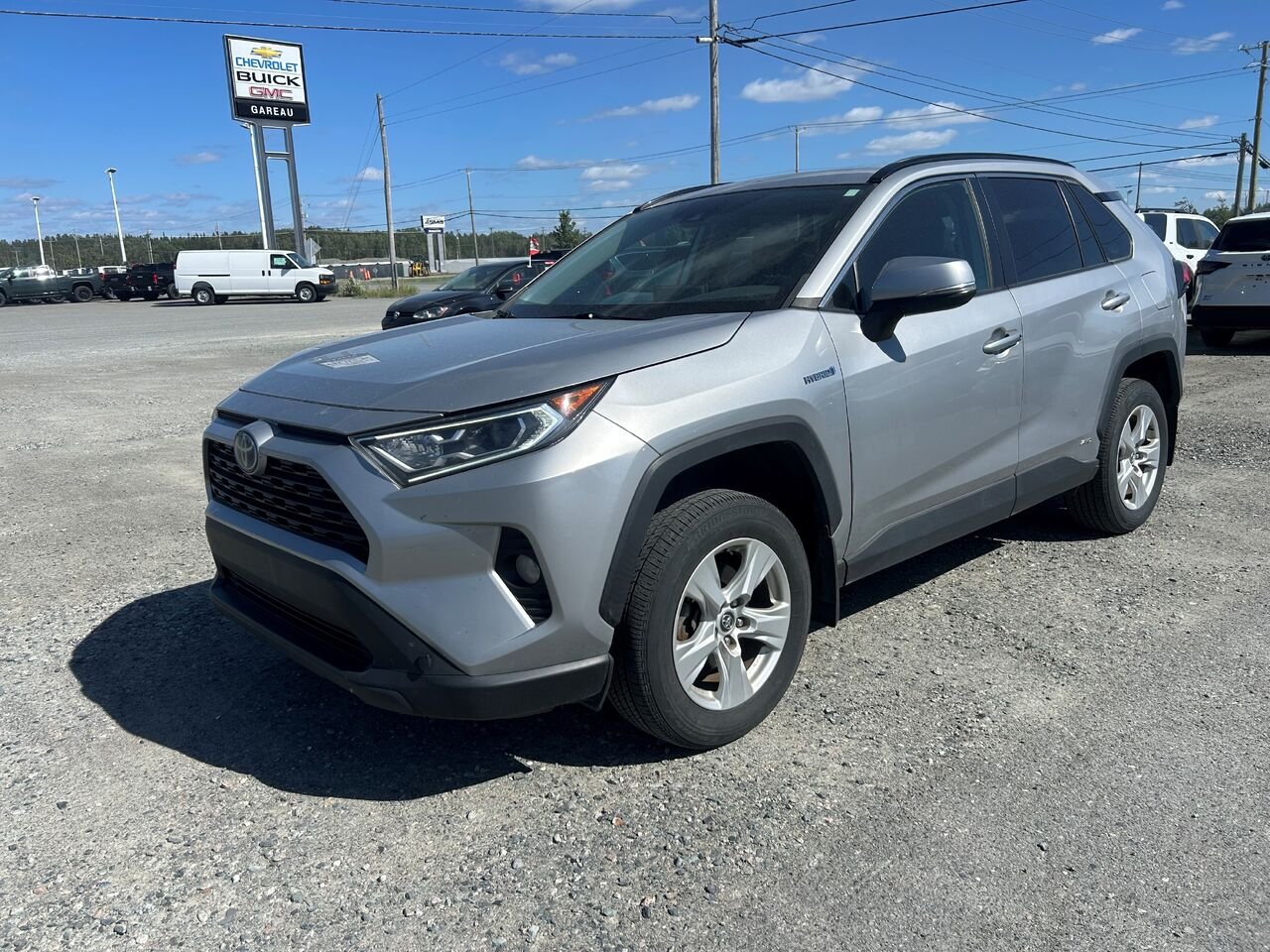Toyota RAV4 XLE hybride 2019 Argent Val-d'Or - photo #0