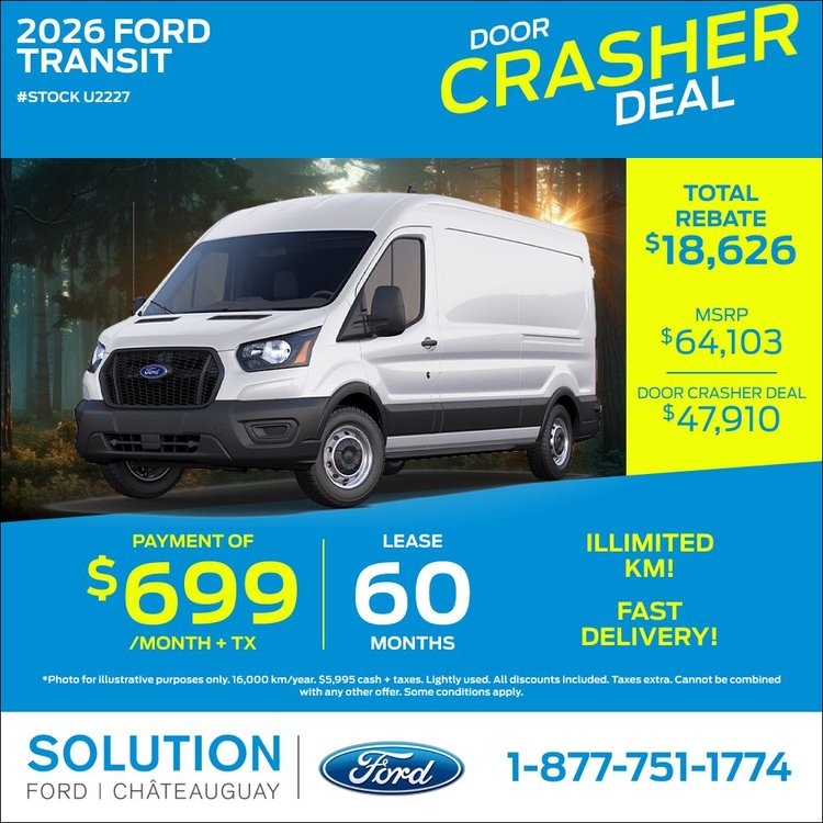 Solution Ford promo mai Transit 2026 EN