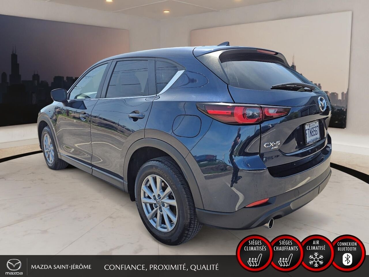 2024 Mazda CX-5 GX | AWD | CAMÉRA DE RECUL | MAGS | Blue Saint-Jérôme - photo #9