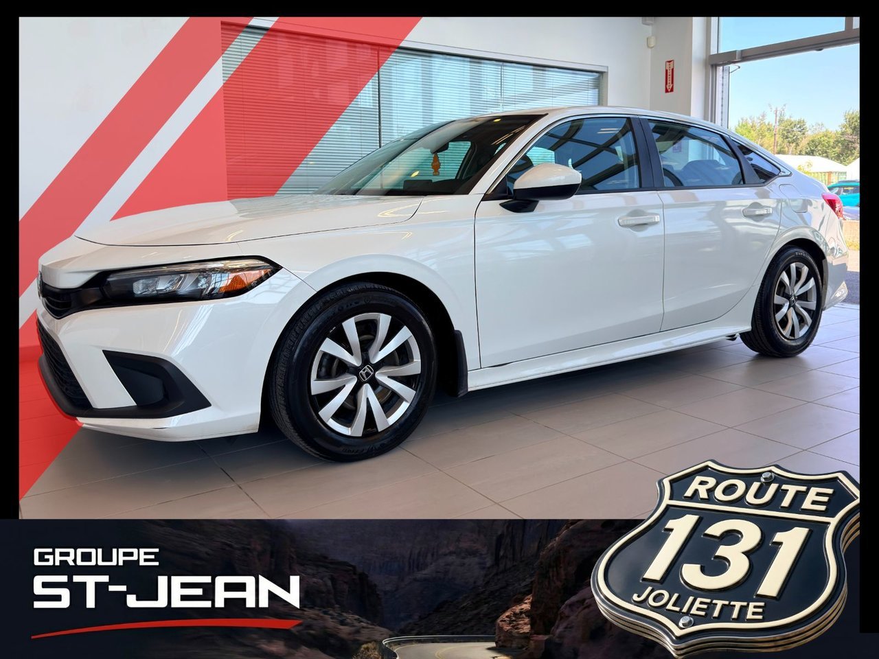Honda Civic Sedan 2023 Blanc Notre-Dame-des-Prairies - photo #0