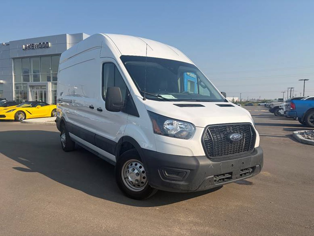 2025 Ford Transit Cargo Van T-250 148 Hi Rf 9070 GVWR AWD White Sherwood Park - photo #1