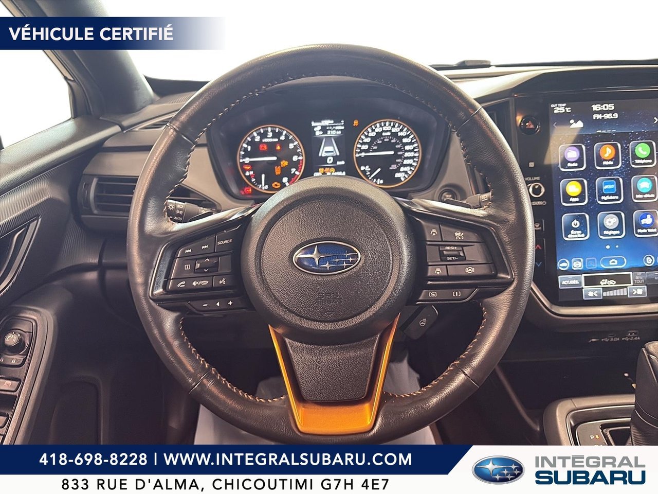 Subaru Crosstrek NIV 4S4GUHU62R3734372 2024 Noir Chicoutimi - photo #11