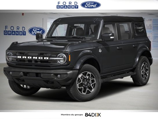 Ford Bronco Outer Banks 4 portes 4x4 2026 Noir ombre