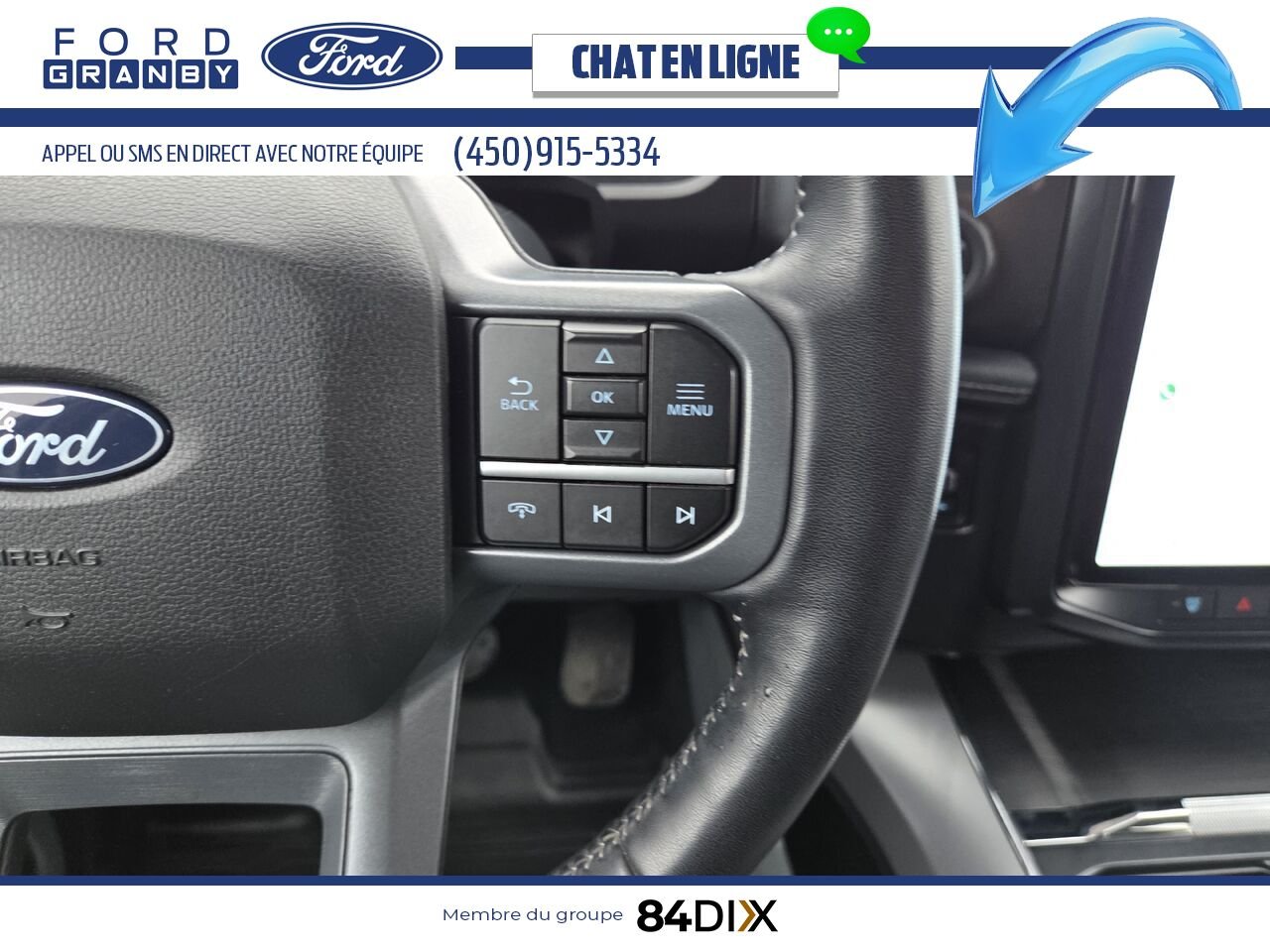 Ford F-150 Lightning 2024 Blanc Granby - photo #12