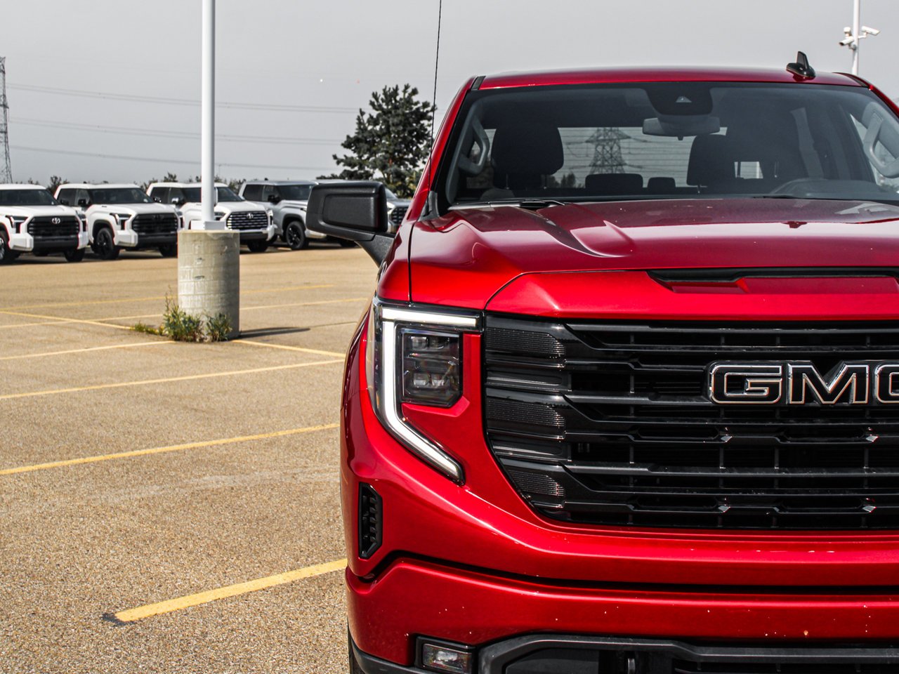 2024 GMC Sierra 1500 4WD Crew Cab 147 Elevation Red Sherwood Park - photo #10