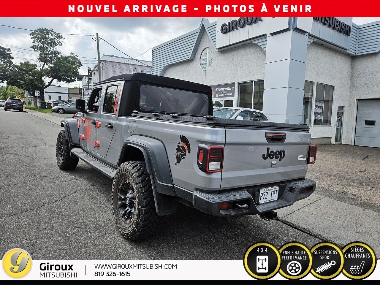 2020 JEEP GLADIATOR SPORT Grey Sainte-Agathe-des-Monts - photo #3