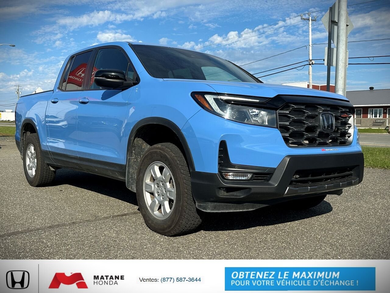 2024 Honda RIDGELINE TRAIL SPORT RIDGELINE TRAIL SPORT Blue Matane - photo #0