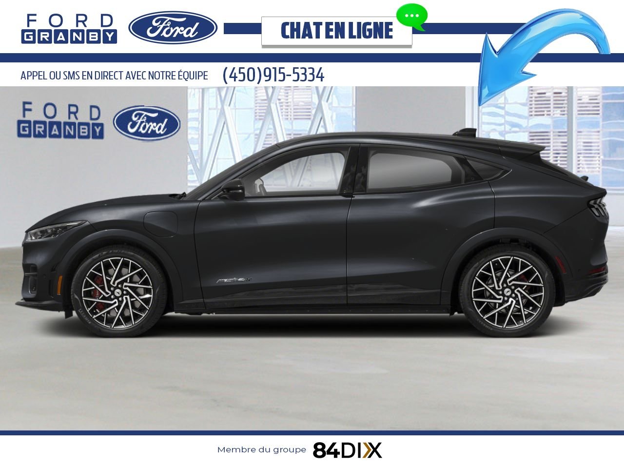 2025 Ford Mustang Mach-E Shadow Black Granby - photo #2