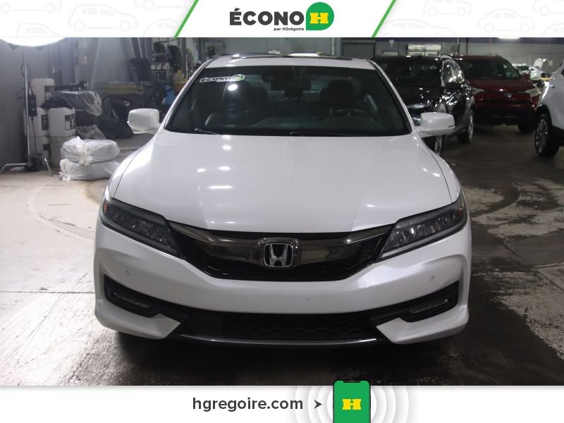 Honda Accord 729588 | TOURING COUPE CUIR TOIT MAGS BLUETOOTH 2016 Blanc Laval - photo #1