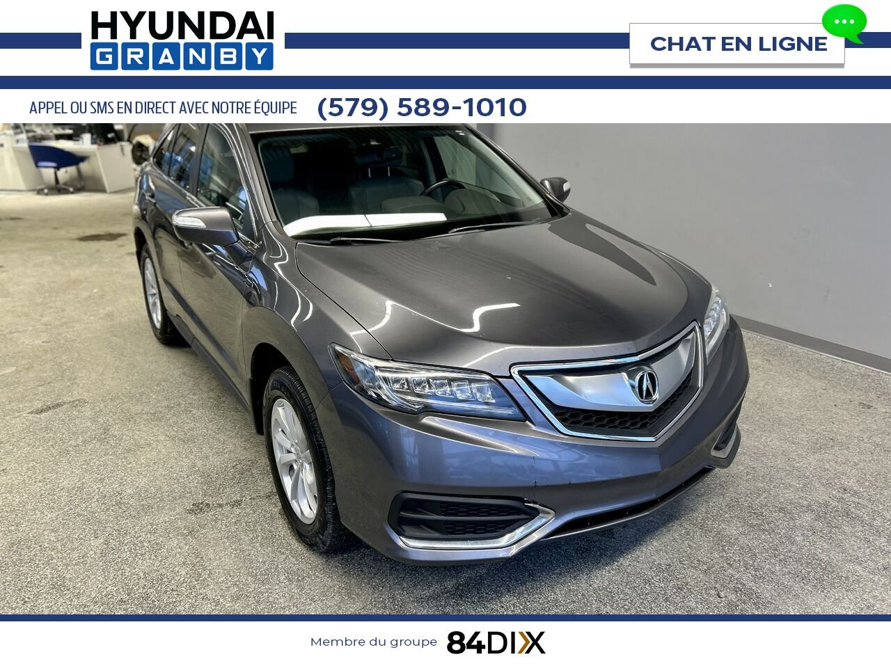 2018 Acura RDX Grey Granby - photo #1