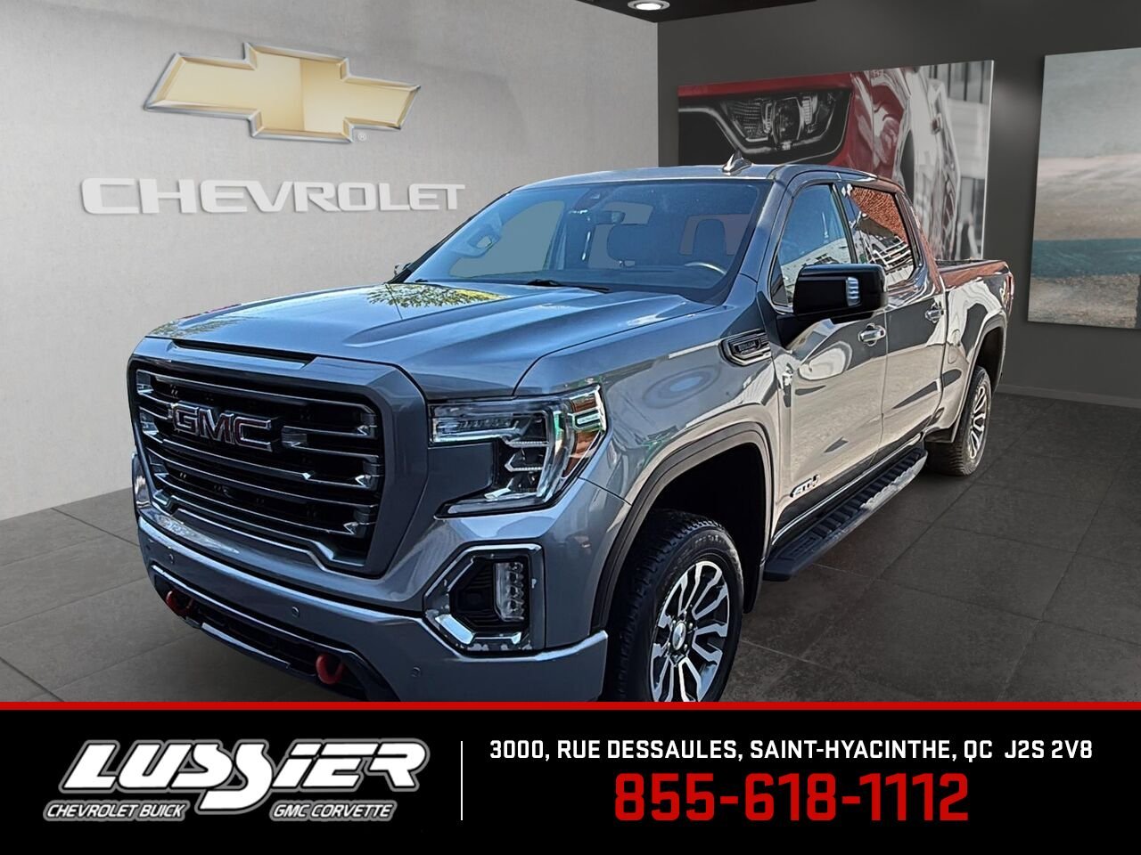 GMC SIERRA 1500 AT4 2021 Gris Saint-Hyacinthe - photo #0
