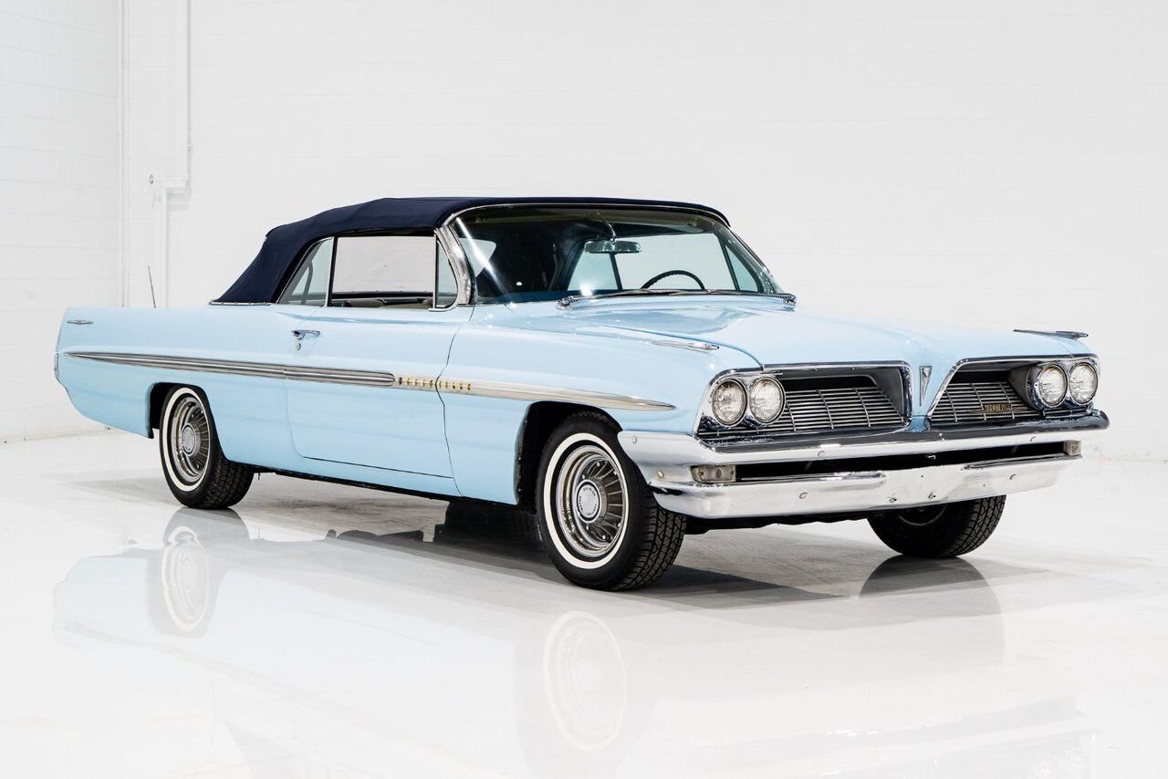 1961 Pontiac Bonneville **PRIX EN USD**C8 Suffix 389cu.in. TriPower 4 Speed Blue Montreal - photo #49