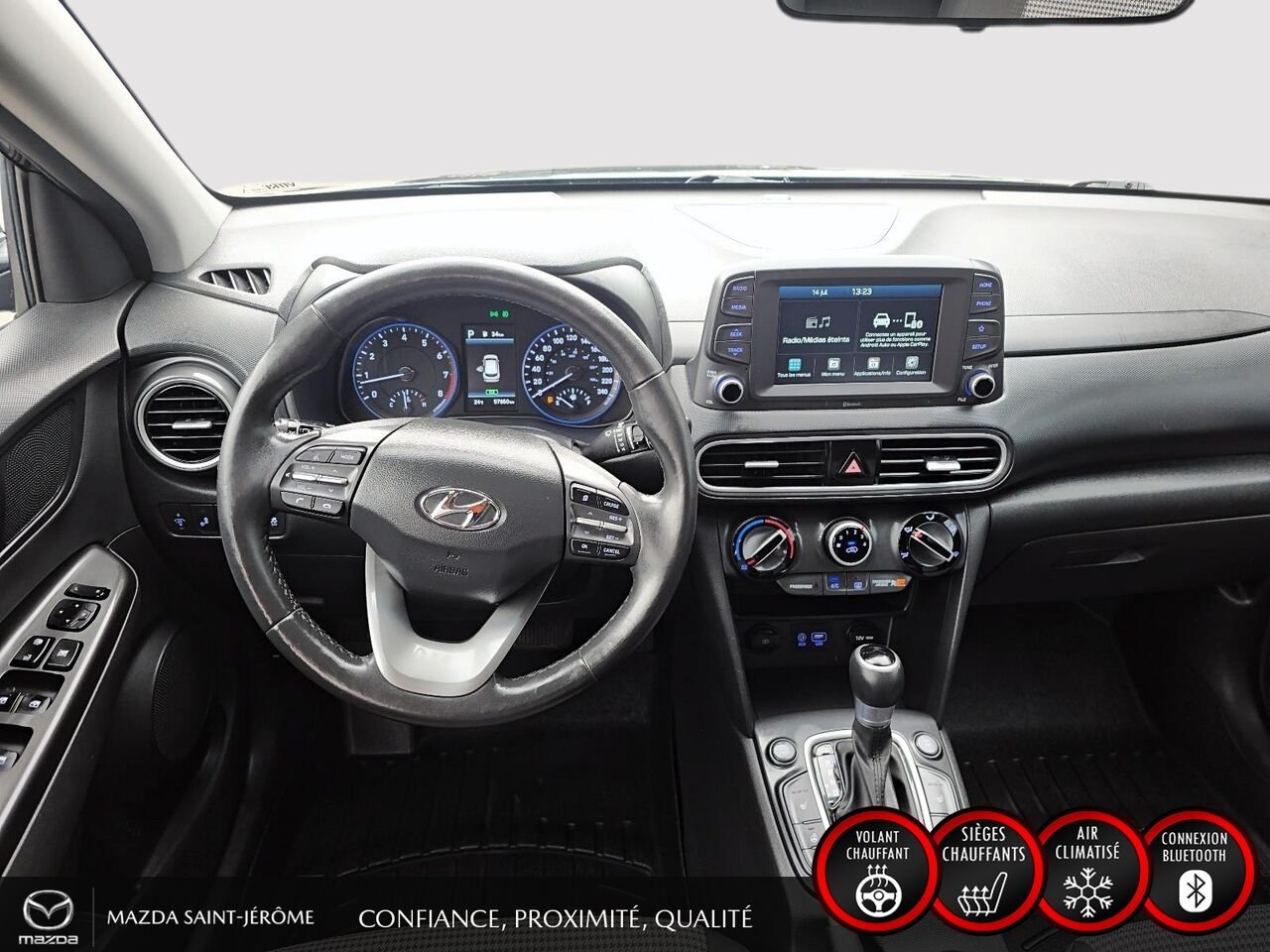 2021 Hyundai Kona Black Ste-Agathe des Monts - photo #20