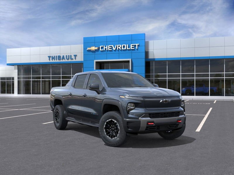 CHEVROLET Silverado EV Trail Boss cabine multiplace 4RMe à autonomie prolongée 2026 Bleu fumée métallisé